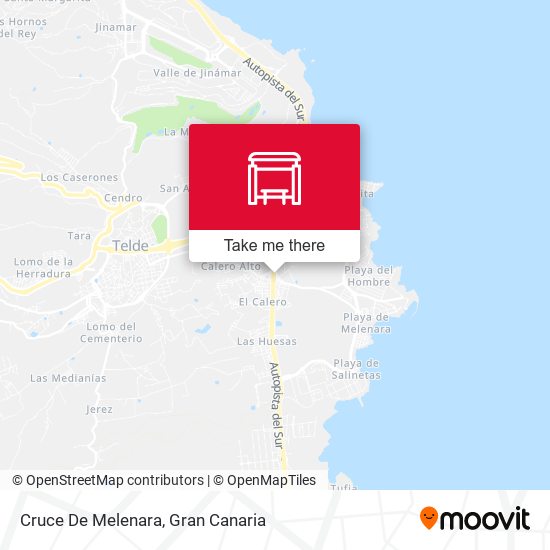 Cruce De Melenara map