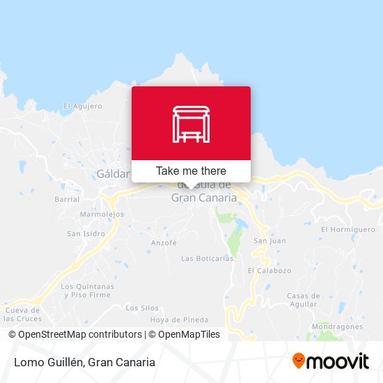 Lomo Guillén map