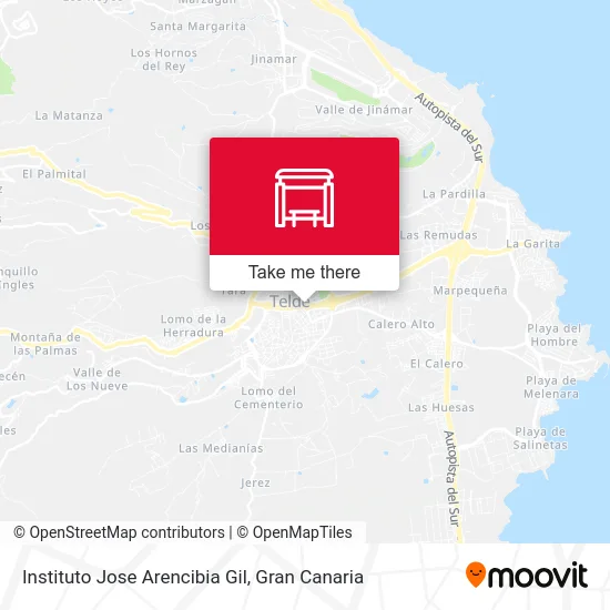 Instituto Jose Arencibia Gil map