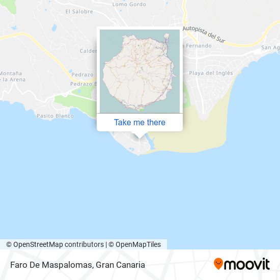 mapa Faro De Maspalomas