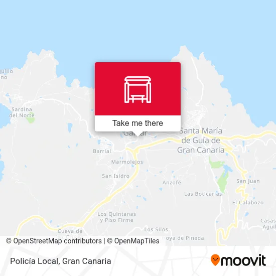 Policía Local map