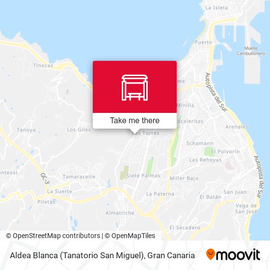Aldea Blanca (Tanatorio San Miguel) map
