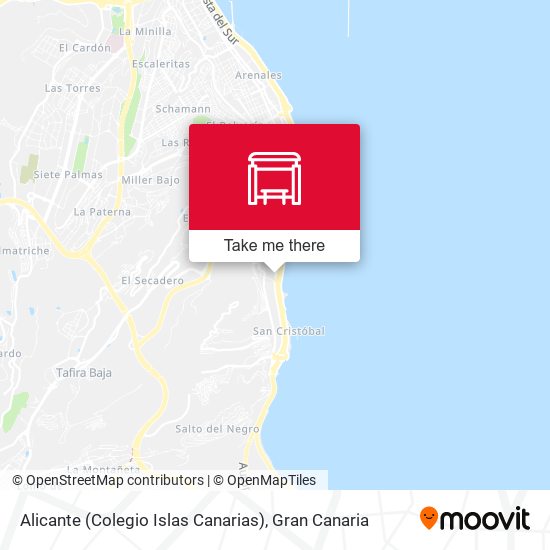 Alicante (Colegio Islas Canarias) map
