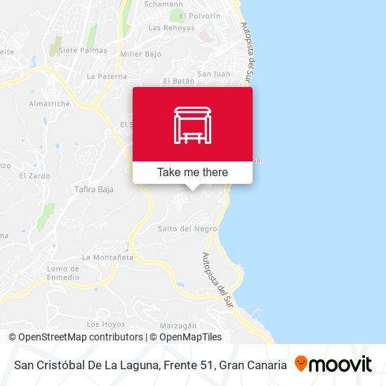San Cristóbal De La Laguna, Frente 51 map