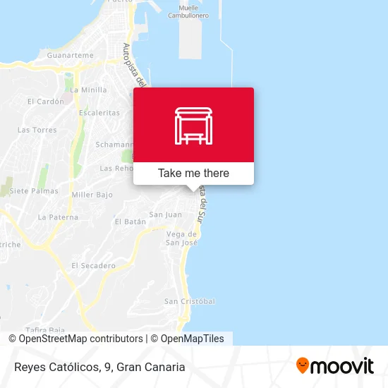 Reyes Católicos, 9 map