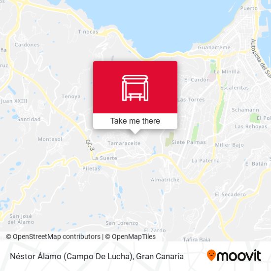 Néstor Álamo (Campo De Lucha) map