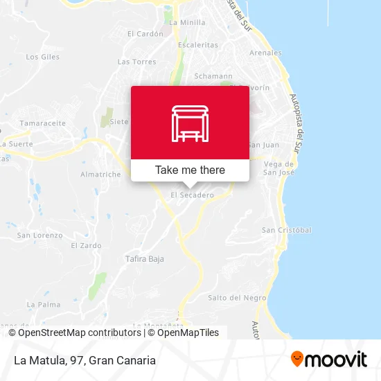 La Matula, 97 map