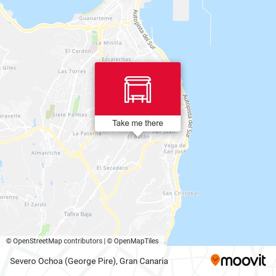 Severo Ochoa (George Pire) map