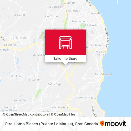 Ctra. Lomo Blanco (Puente La Matula) map