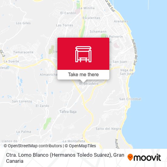 Ctra. Lomo Blanco (Hermanos Toledo Suárez) map