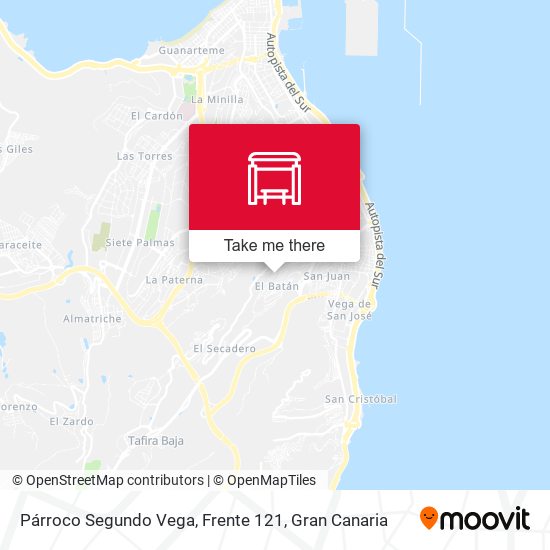Párroco Segundo Vega, Frente 121 map