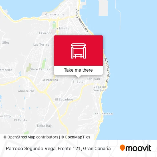 Párroco Segundo Vega, Frente 121 map