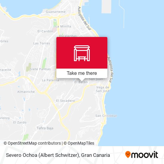 Severo Ochoa (Albert Schwitzer) map
