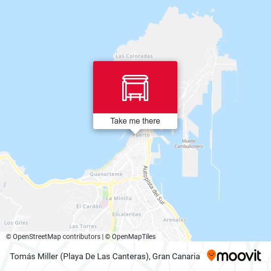Tomás Miller (Playa De Las Canteras) map