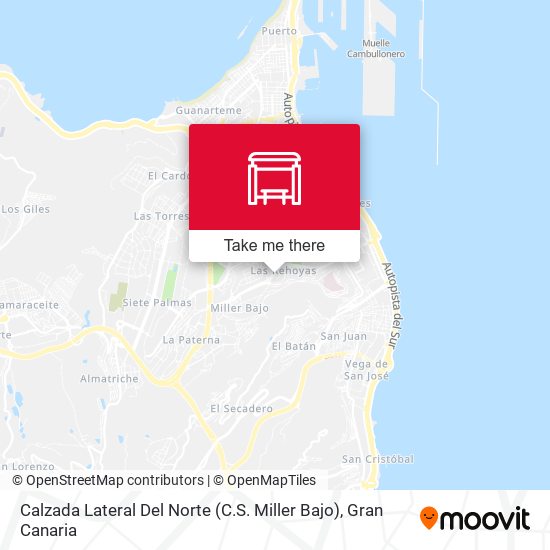 Calzada Lateral Del Norte (C.S. Miller Bajo) map