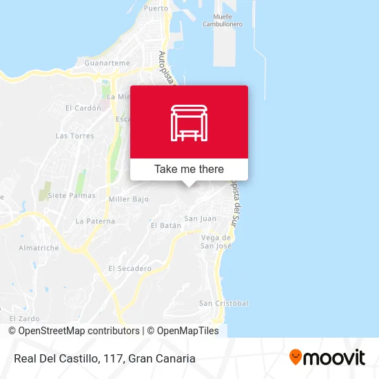 Real Del Castillo, 117 map