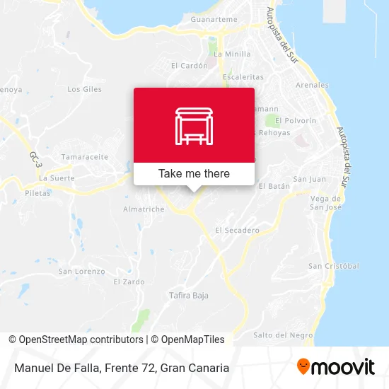 Manuel De Falla, Frente 72 map