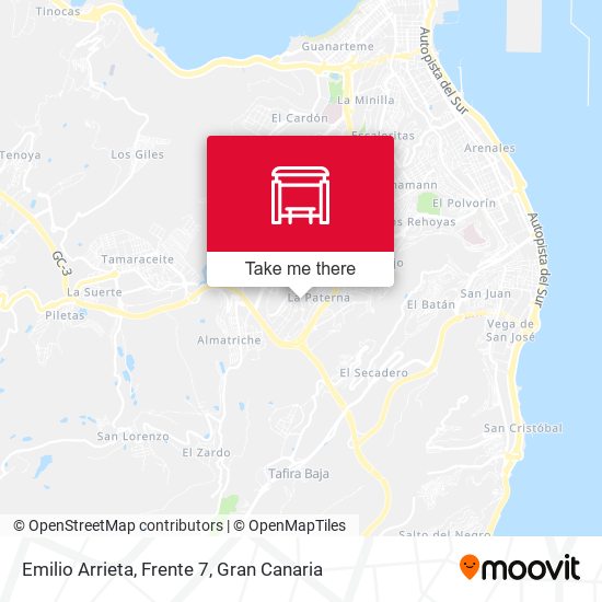 Emilio Arrieta, Frente 7 map