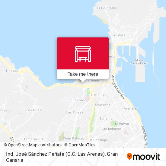 Ind. José Sánchez Peñate (C.C. Las Arenas) map