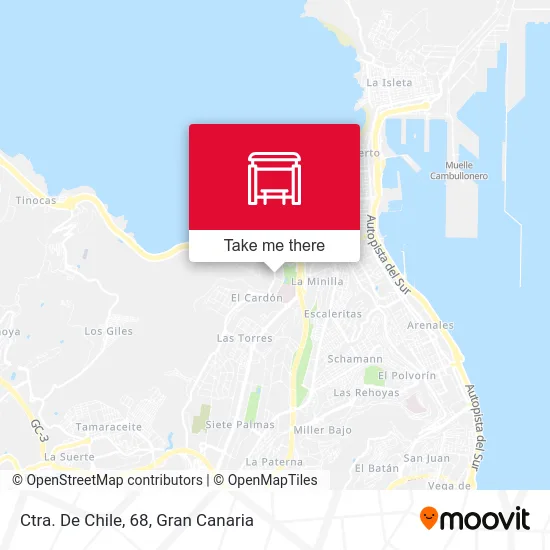 Ctra. De Chile, 68 map