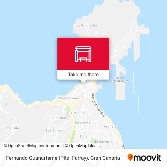 Fernando Guanarteme (Plta. Farray) map