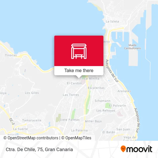 Ctra. De Chile, 75 map