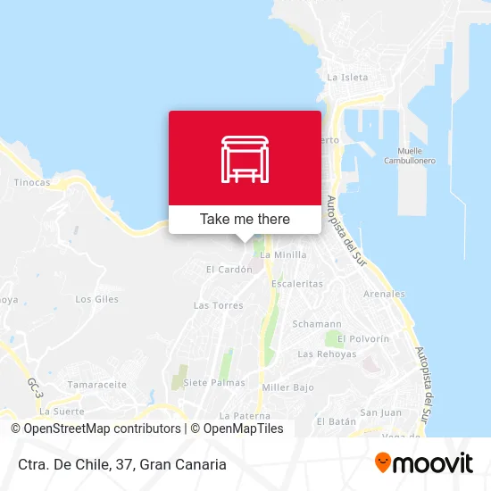 Ctra. De Chile, 37 map