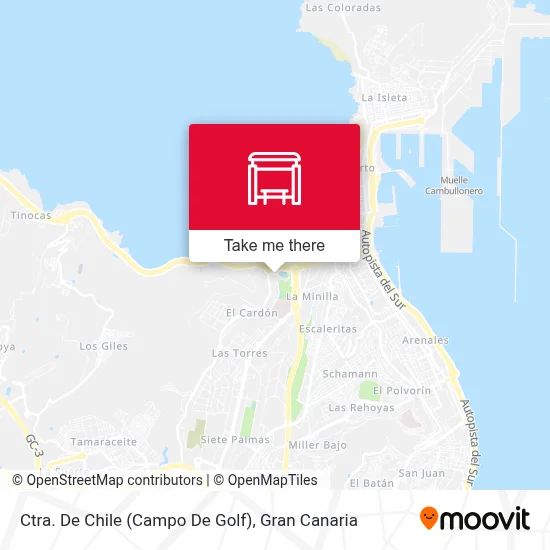 Ctra. De Chile (Campo De Golf) map