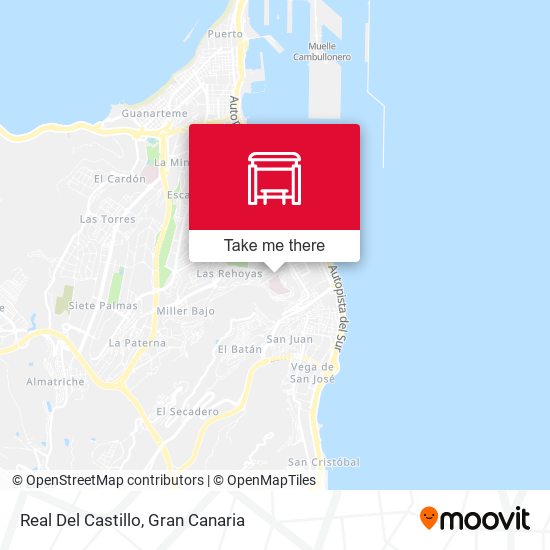 Real Del Castillo map