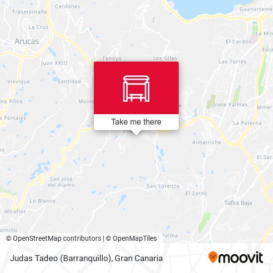 Judas Tadeo (Barranquillo) map