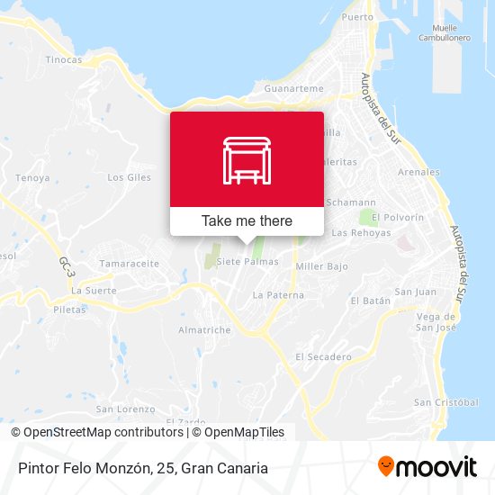 Pintor Felo Monzón, 25 map