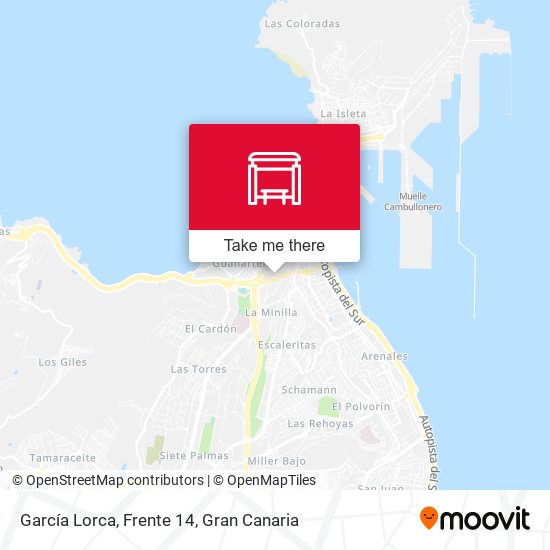 García Lorca, Frente 14 map
