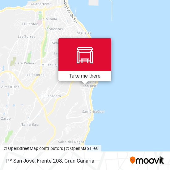 Pº San José, Frente 208 map