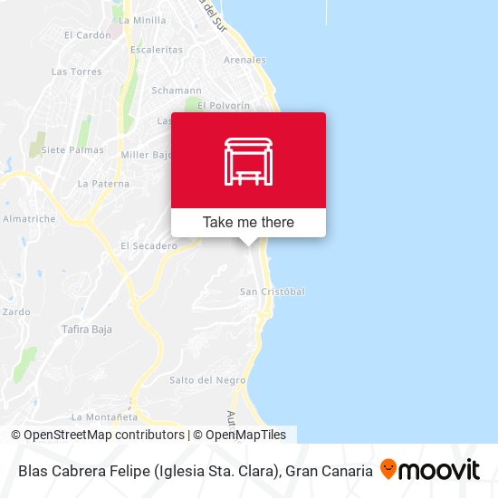 Blas Cabrera Felipe (Iglesia Sta. Clara) map