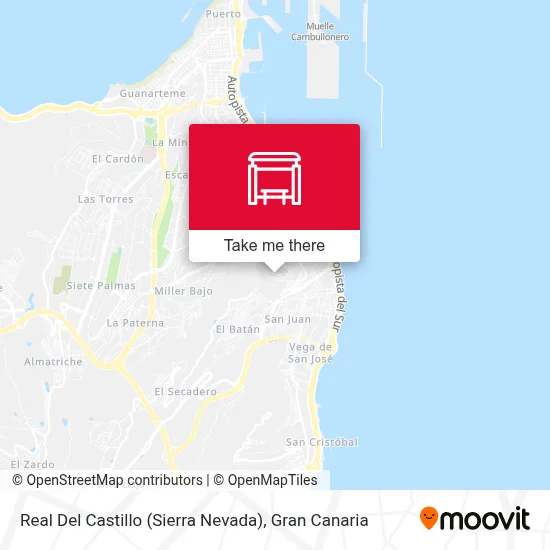 Real Del Castillo (Sierra Nevada) map