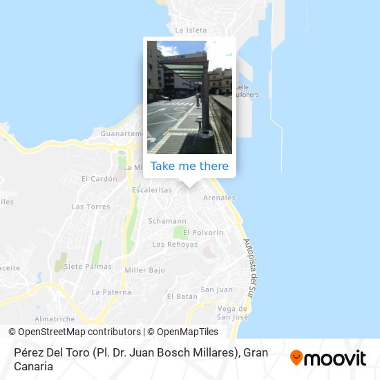 How to get to Del Toro (Pl. Dr. Juan Bosch Millares) in Las Gran by Bus?