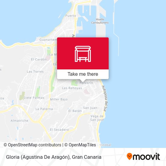 Gloria (Agustina De Aragón) map
