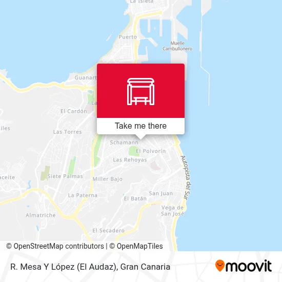 R. Mesa Y López (El Audaz) map