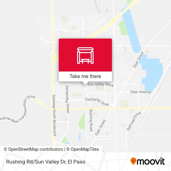 Mapa de Rushing Rd/Sun Valley Dr