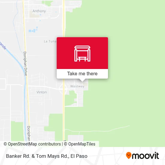 Banker Rd. & Tom Mays Rd. map