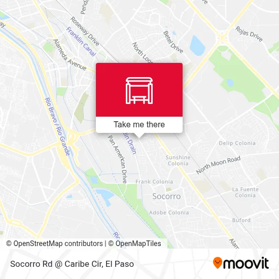 Socorro Rd @ Caribe Cir map