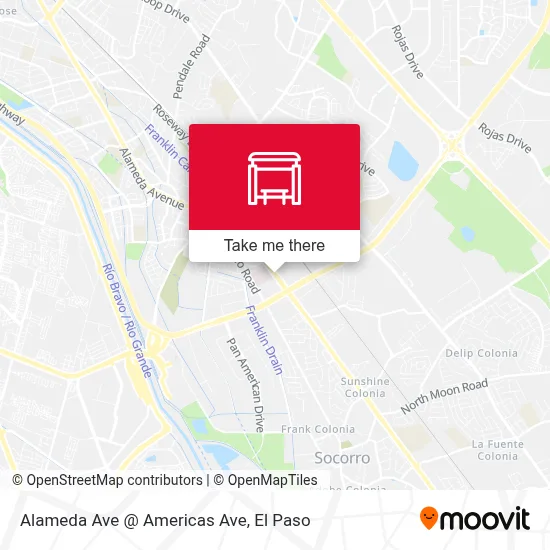 Alameda Ave @ Americas Ave map