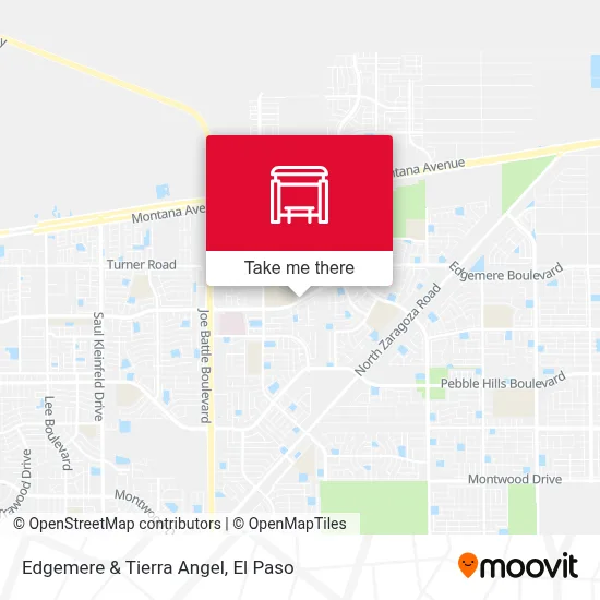 Edgemere & Tierra Angel map