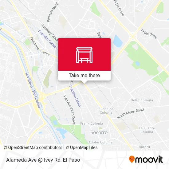 Alameda Ave @ Ivey Rd map