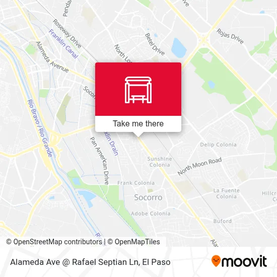 Alameda Ave @ Rafael Septian Ln map