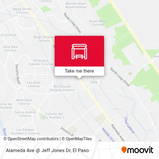 Alameda Ave @ Jeff Jones Dr map
