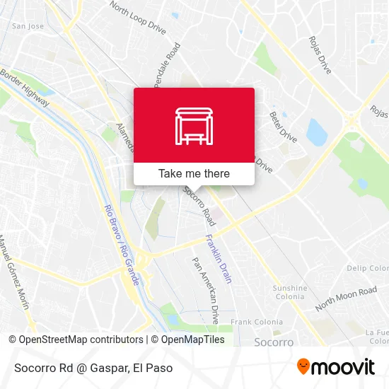Socorro Rd @ Gaspar map