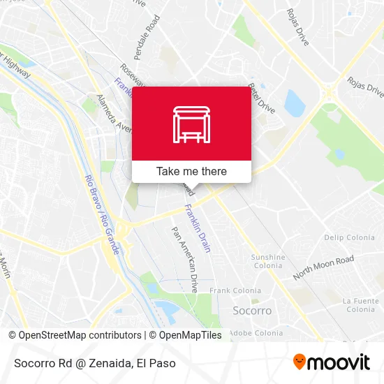 Socorro Rd @ Zenaida map