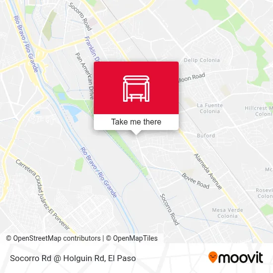 Socorro Rd @ Holguin Rd map