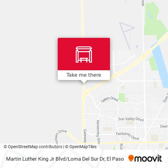 Martin Luther King Jr Blvd / Loma Del Sur Dr map